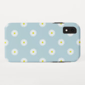 デイジーの青の図解パタ淡い色のーン Case-Mate iPhoneケース (裏面(横))