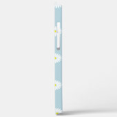 デイジーの青の図解パタ淡い色のーン Case-Mate iPhoneケース (裏面 / 左)