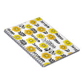 デイジーの黄色と黒 ノートブック (右側)