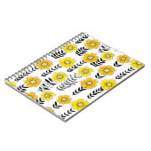 デイジーの黄色と黒 ノートブック (左側)