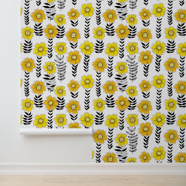 デイジーの黄色と黒 壁紙 (アプリケーション)