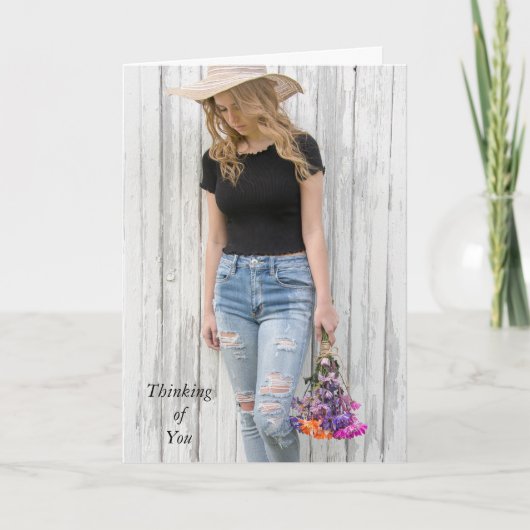 デイジーの10代のな女の子の考えること カード (正面)