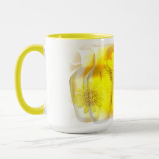 デイジーのRefelctedのマグ マグカップ (左)