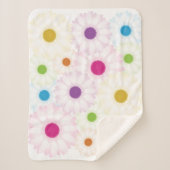 デイジーは毛布に点を打ちます シェルパブランケット (正面)