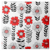 デイジーは赤と黒 タイル (正面)