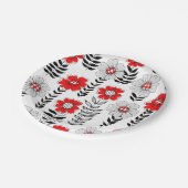 デイジーは赤と黒 ペーパープレート (アングル)