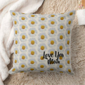 デイジーは、"お母さん"の母の日の装飾用クッション愛します クッション (ブランケット)