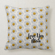 デイジーは、"お母さん"の母の日の装飾用クッション愛します