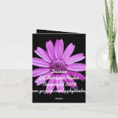 デイジーはNotecard感謝していしています サンキューカード (裏面)