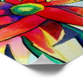 デイジーわら花数々の色ポスター ポスター (角)