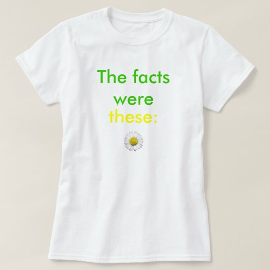 デイジーを押すこと Tシャツ (デザイン正面)