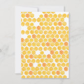 デイジーアンドビーサンフラワーファースト誕生日 招待状 (裏面)