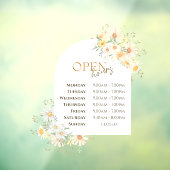 デイジーアーチ開放時間ウィンドウの固定 ウィンドウサイン (シート3)