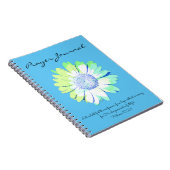 デイジーアートティール(緑がかった色)グリーンバイブル祈りの言葉ジャーナル ノートブック (右側)