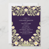 デイジーアールヌーボー結婚ズ 招待状 (正面)