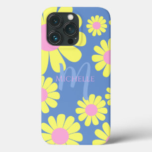 デイジーイエローブルー iPhone 13 PROケース