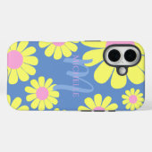 デイジーイエローブルー Case-Mate iPhoneケース (裏面 (横))