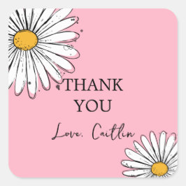 デイジーインクイージアート編集可能 スクエアシール