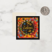 デイジーインスピリチュアエンスおもしろいフローラノートカード ノートカード (正面/裏面インサイチュ)