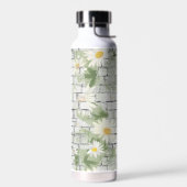 デイジーインブリックデザイン ウォーターボトル (左面)