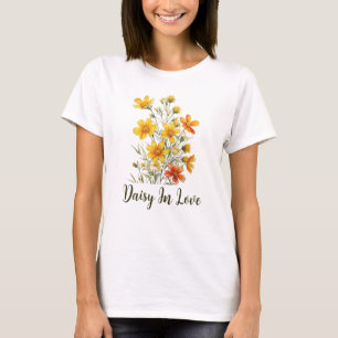 デイジーインラブワイルドフラワー Tシャツ