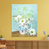 デイジーインヴィンテージ投手 キャンバスプリント (インサイチュ (リビング))