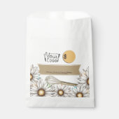 デイジーウィスクパーソナライズされたベーキングベーカリー包装 フェイバーバッグ (正面)