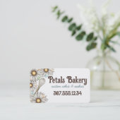 デイジーウィスクベーキングパン結婚リーのケーキのクッキー 名刺 (スタンド正面)
