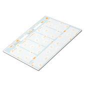 デイジーウィークリーデスクプランナー ノートパッド (アングル)