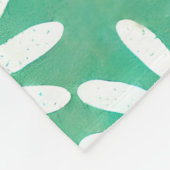 デイジーウォーターフォークアーインスパイアト フリースブランケット (角)