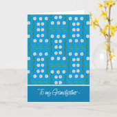 デイジーエイプリル誕生日カードおじいさん カード (黄色い花)