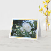 デイジーエレガントフラワー考えズオブユー同情カード カード (黄色い花)