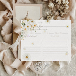 デイジーエレガントワイルドフラワーブライダルシャワーレシピ