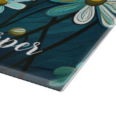 デイジーオングリーンパーソナライズされた カッティングボード (角)