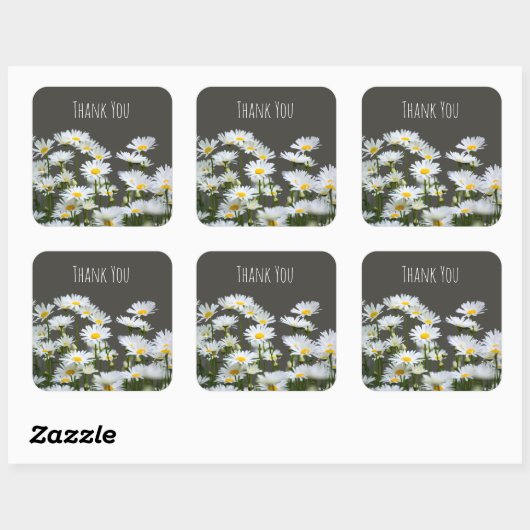 デイジーオングレイありがとう スクエアシール (シート)