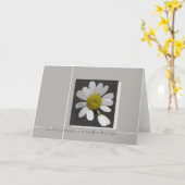 デイジーオングレードイツ悔やみや弔慰カード カード (黄色い花)