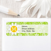 デイジーオンシトロングリーンペイズリー;フローラ ラベル (インサイチュ)