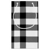 デイジーオン白黒バッファロープレイド スモールペーパーバッグ (裏面)