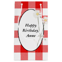 デイジーオン赤と白バッファロープレイド