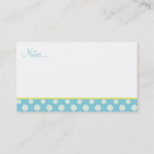 デイジーオン青 コーリングカード (裏面)