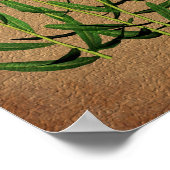 デイジーオン高齢者紙フローラアートポスター ポスター (角)