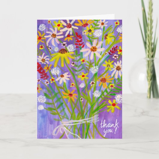 デイジーカスタマイズブーケ!感謝 カード (正面)