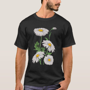 デイジーカモミールマルグエリツブーケヴィンテージダース Tシャツ