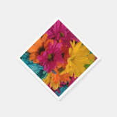 デイジーカラフルナプキン スタンダードカクテルナプキン (角)