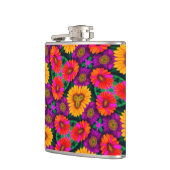 デイジーカラフルブーケ模様 フラスク (左)