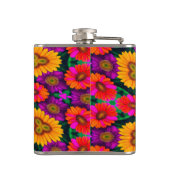 デイジーカラフルブーケ模様 フラスク (裏面)