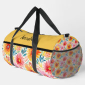 デイジーカラフルプリントラージダフェルカットソーバッグ ダッフルバッグ (右コーナー)