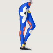 デイジーカラフル花柄 レギンス (右)