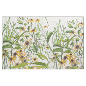 デイジーガーデンイエローアンドグリーン ファブリック (ファットクウォーター)