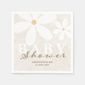 デイジーガーデンベビーシャワー男女兼用 スタンダードカクテルナプキン (正面)